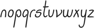 Moonless Semi Bold Italic otf (600) Font LOWERCASE