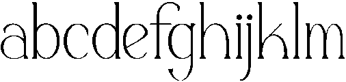 Moonlife otf (400) Font LOWERCASE