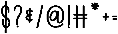 Moonlight Regular otf (300) Font OTHER CHARS