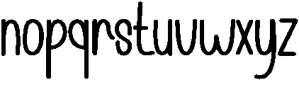 Moonlight Regular otf (300) Font LOWERCASE