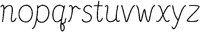 Moonlight Regular otf (300) Font LOWERCASE