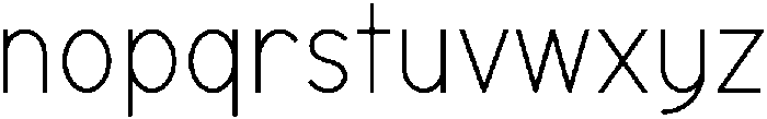 Moonlight Regular otf (300) Font LOWERCASE