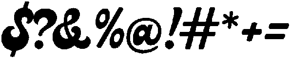 Moonlight otf (300) Font OTHER CHARS