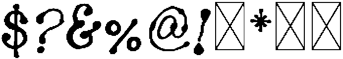 MoonlightBallet Bold otf (300) Font OTHER CHARS