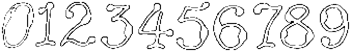 MoonlightBallet Outline otf (300) Font OTHER CHARS