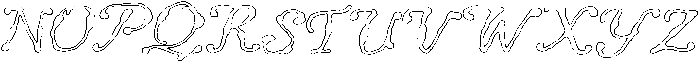 MoonlightBallet Outline otf (300) Font UPPERCASE