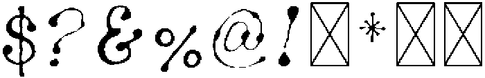 MoonlightBallet Regular otf (300) Font OTHER CHARS