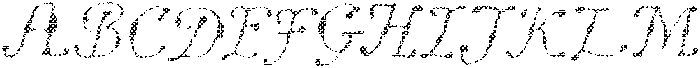 MoonlightBallet Stitched otf (300) Font UPPERCASE