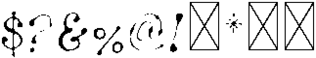 MoonlightBallet Thin otf (100) Font OTHER CHARS
