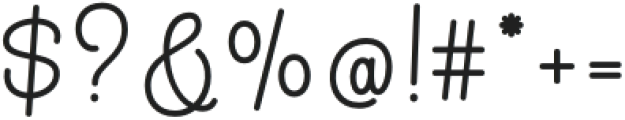 MoonlightSignature-Regular otf (300) Font OTHER CHARS