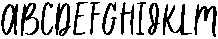 Moonlit Lovers Regular otf (400) Font UPPERCASE