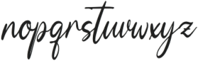 Moonlit Muse otf (400) Font LOWERCASE
