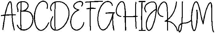 Moonlite Regular otf (400) Font UPPERCASE