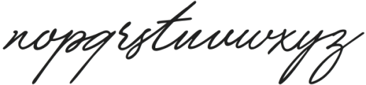 MoonlithFebruary-Script otf (400) Font LOWERCASE