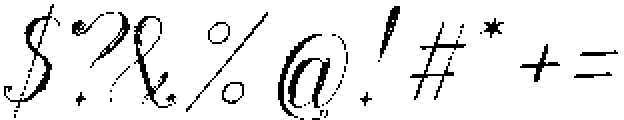 Moonlure Regular otf (400) Font OTHER CHARS