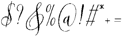Moonshine Regular otf (400) Font OTHER CHARS