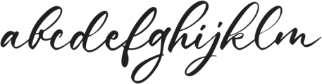 MoonshineCalligraphy-Regular otf (400) Font LOWERCASE