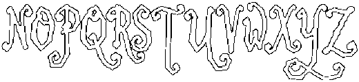 Moonspindle Outline Regular otf (400) Font UPPERCASE
