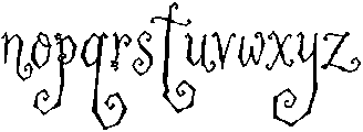 Moonspindle Regular otf (400) Font LOWERCASE