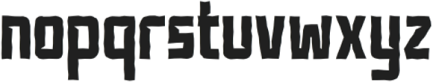 Moonughan Rough otf (400) Font LOWERCASE