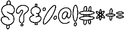Moonveil Playful otf (400) Font OTHER CHARS