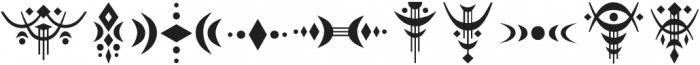 Moonwild Symbol Regular otf (400) Font OTHER CHARS