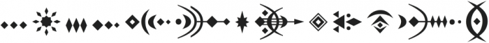 Moonwild Symbol Regular otf (400) Font UPPERCASE