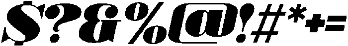 Moorland Italic otf (400) Font OTHER CHARS