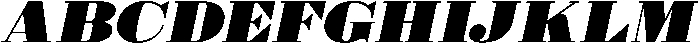 Moorland Italic otf (400) Font UPPERCASE
