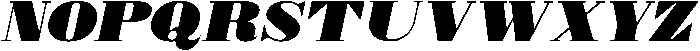 Moorland Italic otf (400) Font UPPERCASE