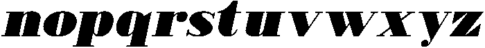 Moorland Italic otf (400) Font LOWERCASE