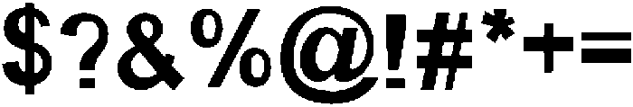 Moove Regular otf (400) Font OTHER CHARS