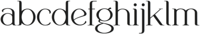 Mophend otf (400) Font LOWERCASE
