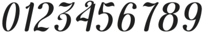 Moranbillye Italic otf (400) Font OTHER CHARS