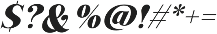 Morans Italic otf (400) Font OTHER CHARS