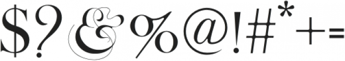 More Aloof Typeface Alt otf (400) Font OTHER CHARS