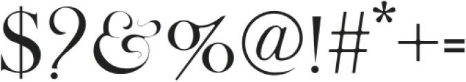 More Aloof Typeface otf (400) Font OTHER CHARS