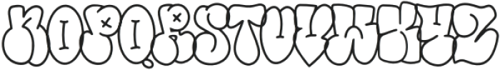 More Than Life Outline otf (400) Font UPPERCASE