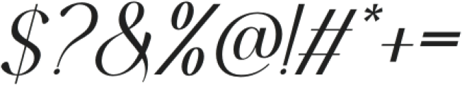 MoreHilton-Italic otf (400) Font OTHER CHARS