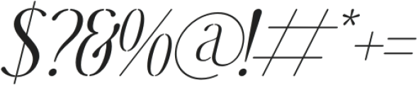 Morelan Italic otf (400) Font OTHER CHARS