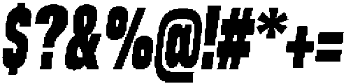 Morem Italic otf (400) Font OTHER CHARS