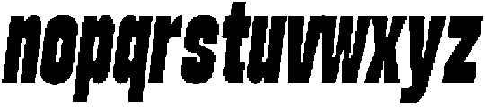 Morem Italic otf (400) Font LOWERCASE