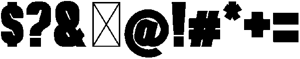 Morena Regular otf (400) Font OTHER CHARS