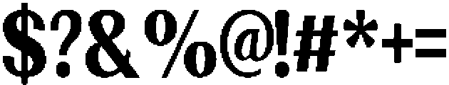 Morenta Black Condensed otf (900) Font OTHER CHARS