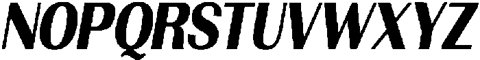 Morenta Black Slanted Condensed otf (900) Font UPPERCASE