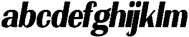 Morenta Black Slanted Condensed otf (900) FONT