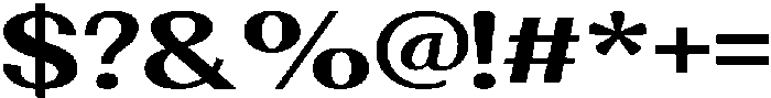 Morenta Extra Bold Expanded otf (700) Font OTHER CHARS