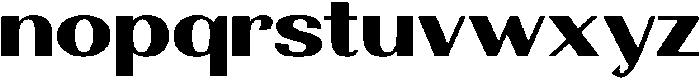 Morenta Extra Bold Expanded otf (700) Font LOWERCASE