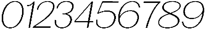 Morenta Extra Light Slanted otf (200) Font OTHER CHARS