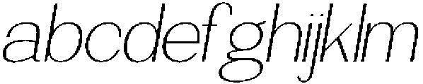 Morenta Extra Light Slanted otf (200) FONT